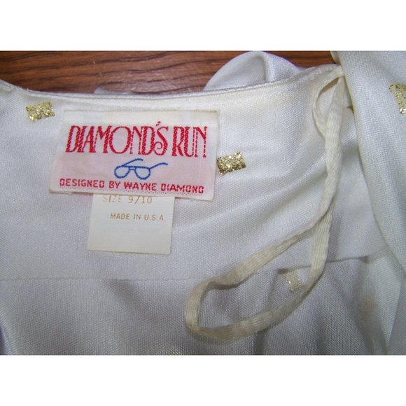 Vintage Diamond's Run Jumpsuit Harem Leg 9/10 Parachute 90's White - Picture 7 of 11